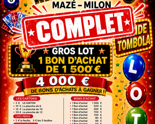 Affiche Méga Loto complet