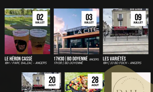 Agenda Juillet - Aout 2026