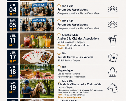 Agenda Septembre 2026