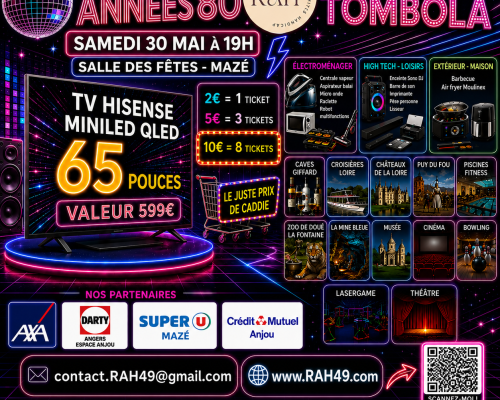 Soirée Années 80 Tombola