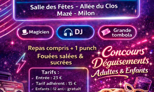 Soirée dansante années 80 à Mazé